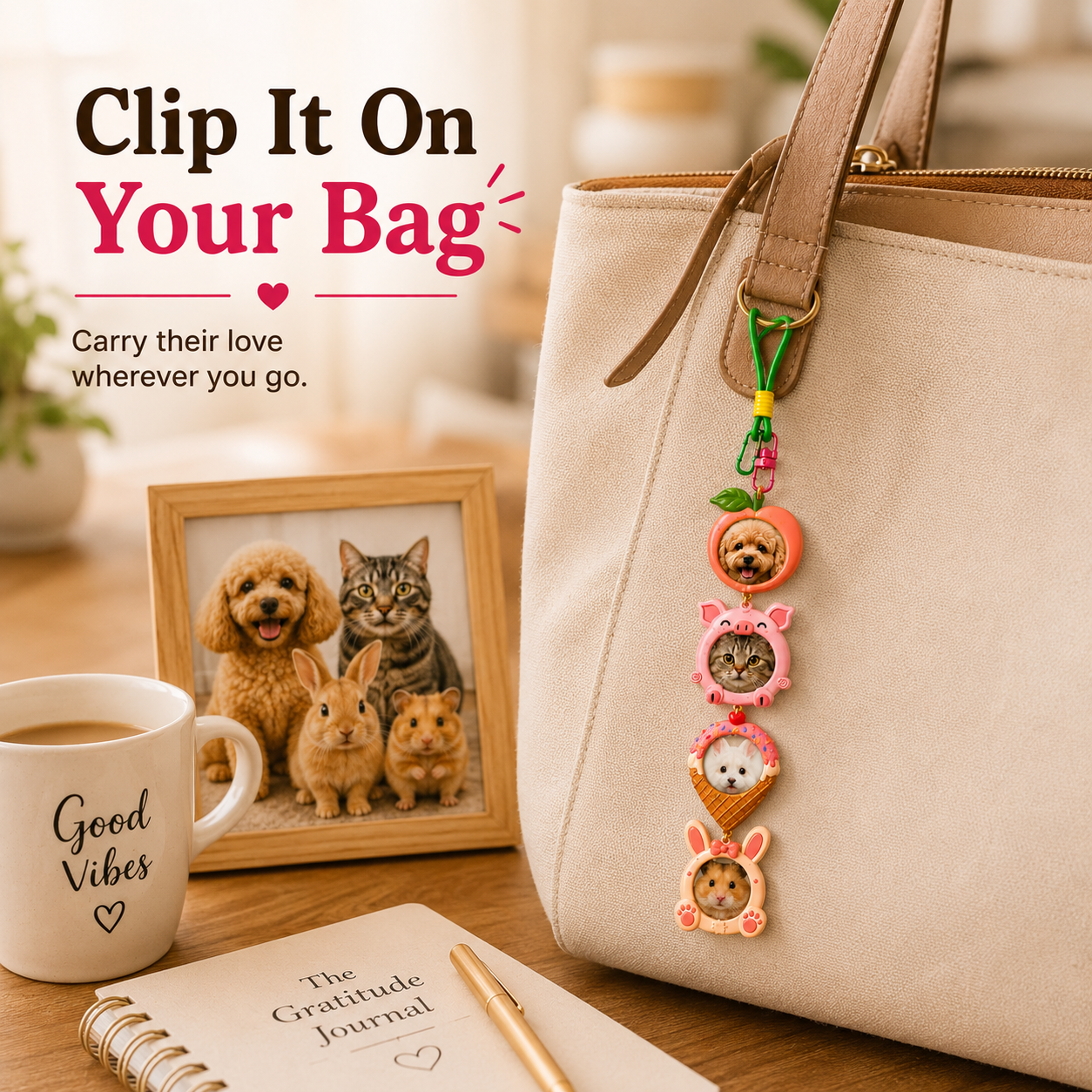 Pet Stackies™ Custom 3D Pet Charms From Photo - Pet Keychain From Photo – Personalized Dog & Cat Charm Gift (Copy)