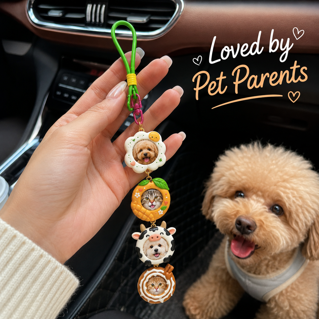 Pet Stackies™ Custom 3D Pet Charms From Photo - Pet Keychain From Photo – Personalized Dog & Cat Charm Gift (Copy)