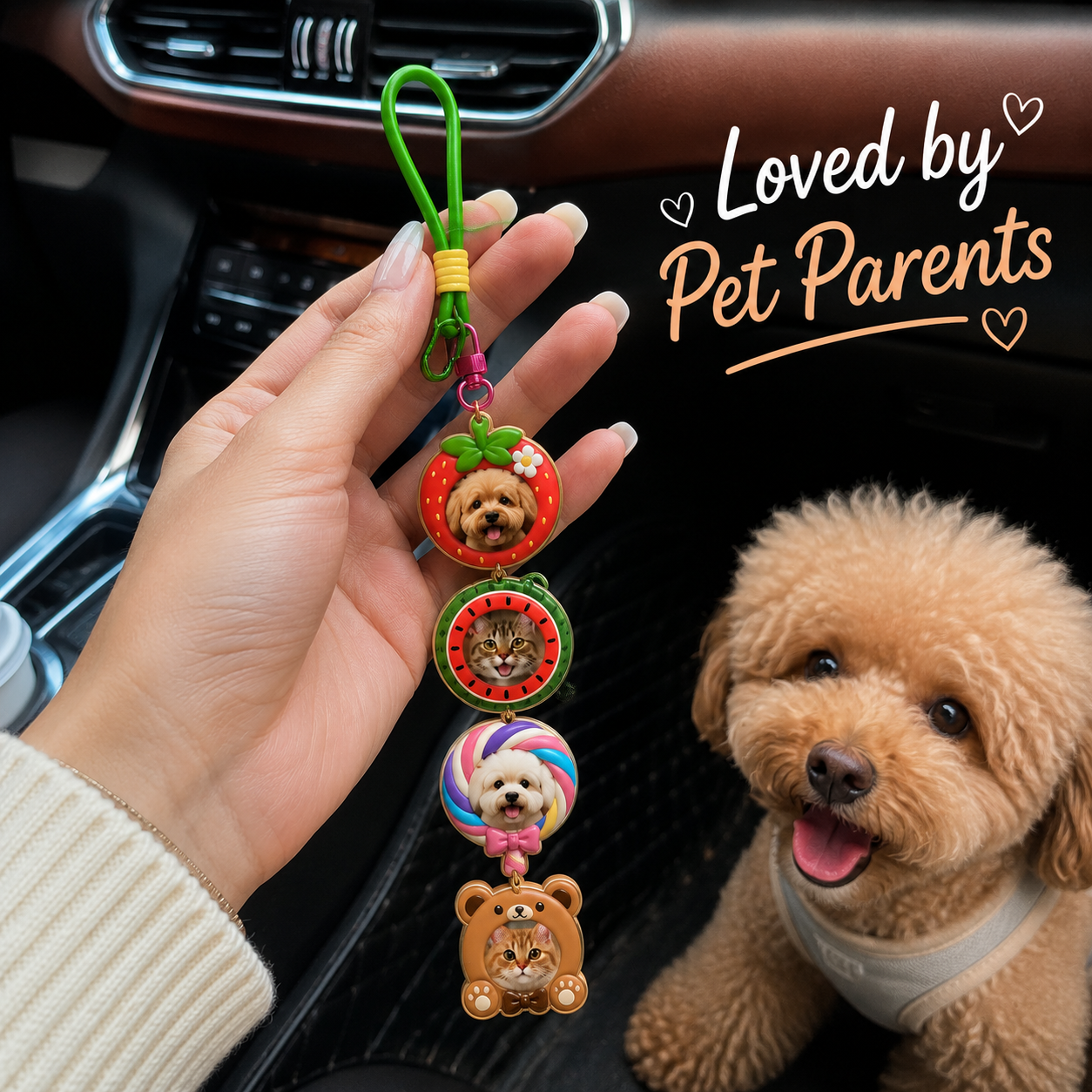 Pet Stackies™ Custom 3D Pet Charms From Photo - Pet Keychain From Photo – Personalized Dog & Cat Charm Gift (Copy)