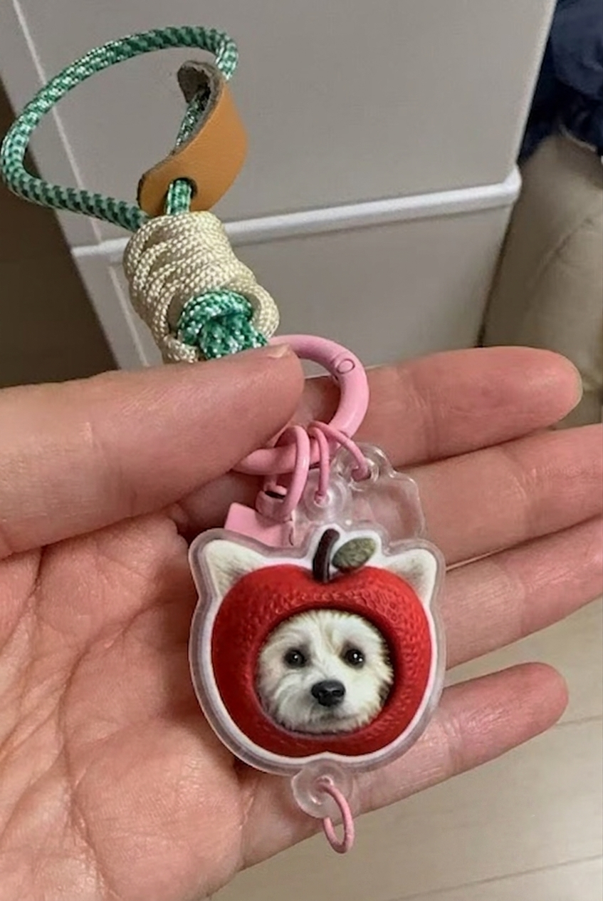 Pet Stackies - Custom 3D Pet Charms From Photo - Pet Keychain From Photo – Personalized Dog & Cat Charm Gift