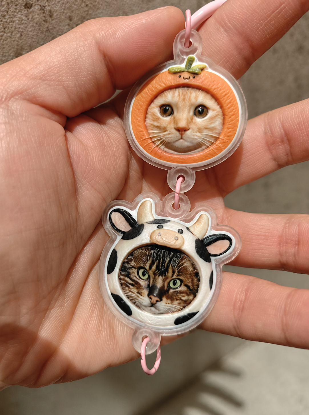 Pet Stackies - Custom 3D Pet Charms From Photo - Pet Keychain From Photo – Personalized Dog & Cat Charm Gift