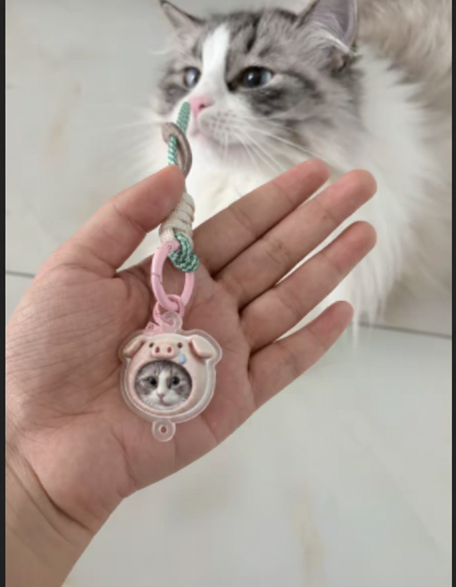 Pet Stackies - Custom 3D Pet Charms From Photo - Pet Keychain From Photo – Personalized Dog & Cat Charm Gift